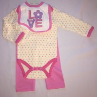 Conjunto Manga Larga Niña